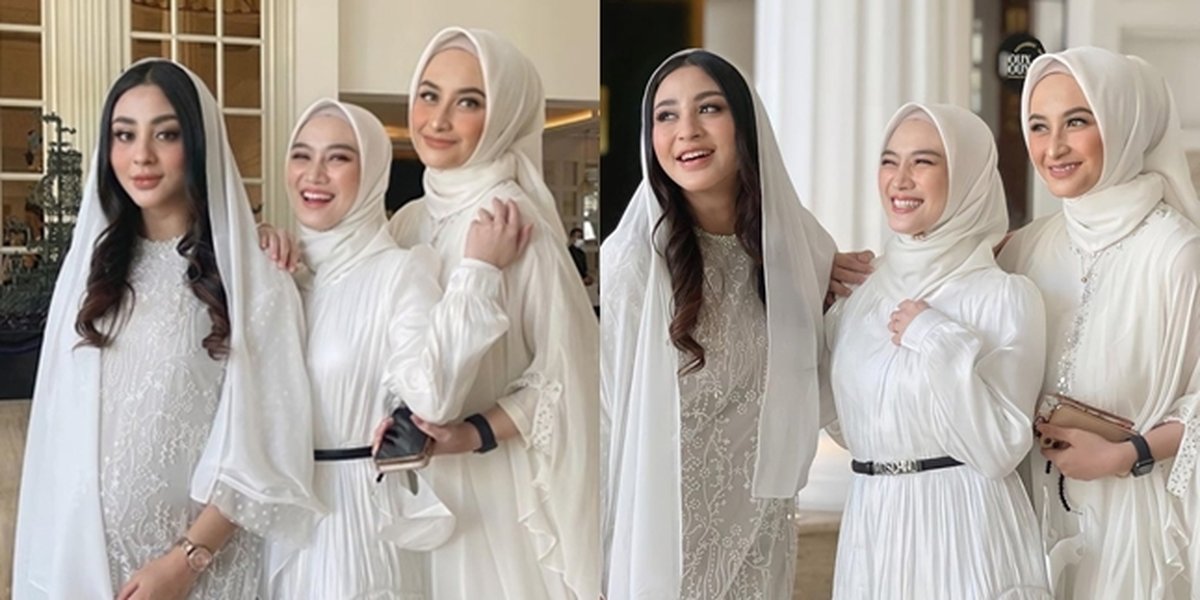 Beautiful Portrait of Lesti's Bridesmaids at the Religious Event, Margin Wieheerm Stands Out