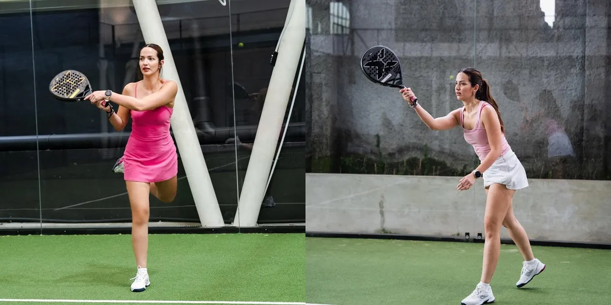 7 Beautiful Photos of Nia Ramadhani Playing Padel, Her Aura Doesn't Fade Even with Sweat