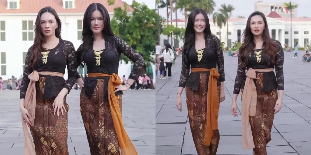 Beautiful Portrait of Nita Gunawan and Violenzia Jeanette in Matching Kebaya, Making People Stare in Awe
