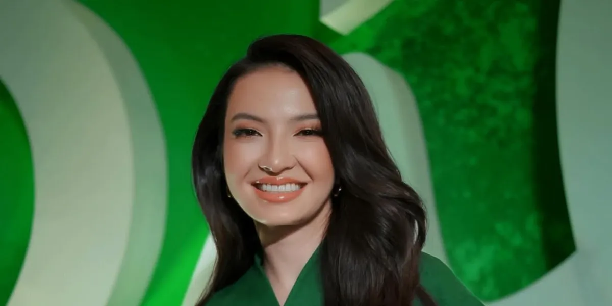 Potret Cantik Raline Shah di Screening Film DILAN ITB 1997, Anggun Serba Hijau