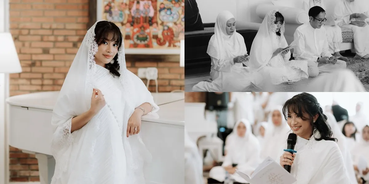 The Beautiful Portrait of Adira Kania, Daughter of Ikke Nurjanah, at the Pre-Wedding Recitation Event