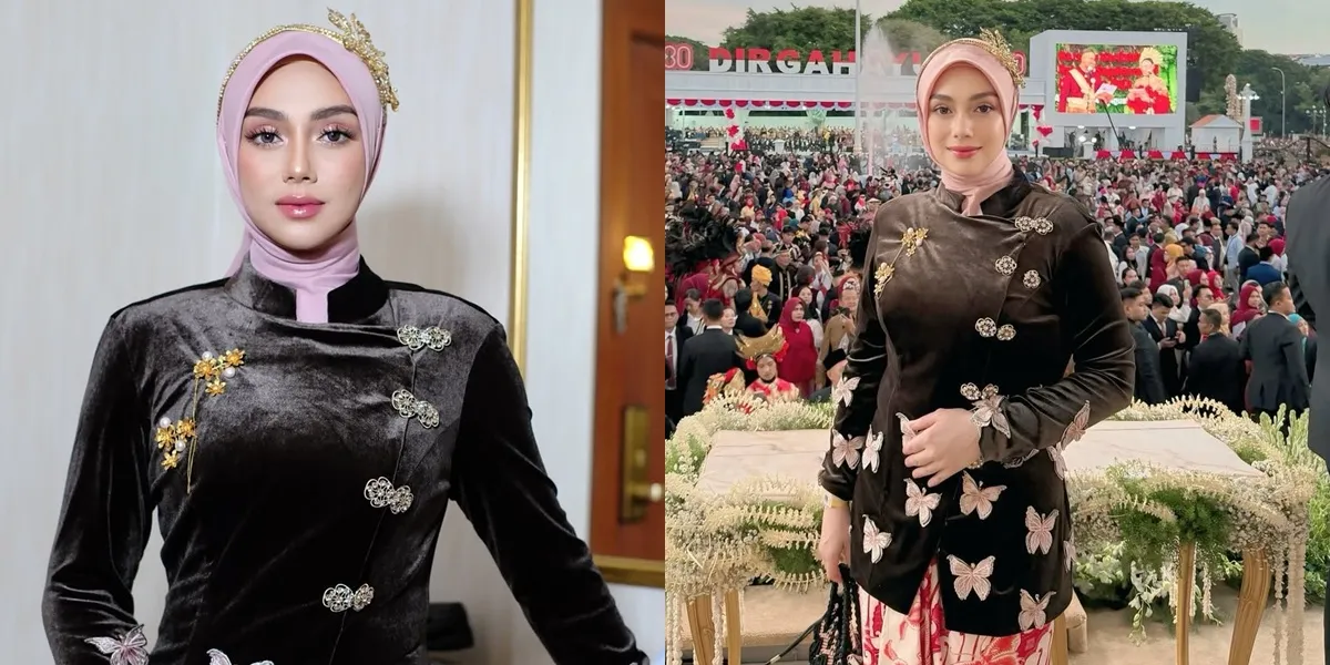 Beautiful Portrait of Celine Evangelista at the 80th Independence Day After Wearing the Hijab, Her Appearance is Flooded with Praise