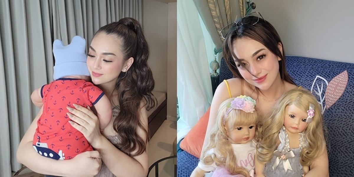 Portrait of Celine Evangelista Announcing 'Fifth Child' after Divorce, Netizens Suspect Resemblance to Ivan Gunawan's Doll
