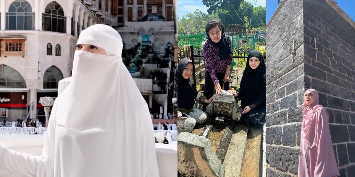 Portrait of Celine Evangelista Who Is Now Firmly Wearing the Hijab, Crying Remembering Sins and Mistakes - Diligently Attending Study Sessions