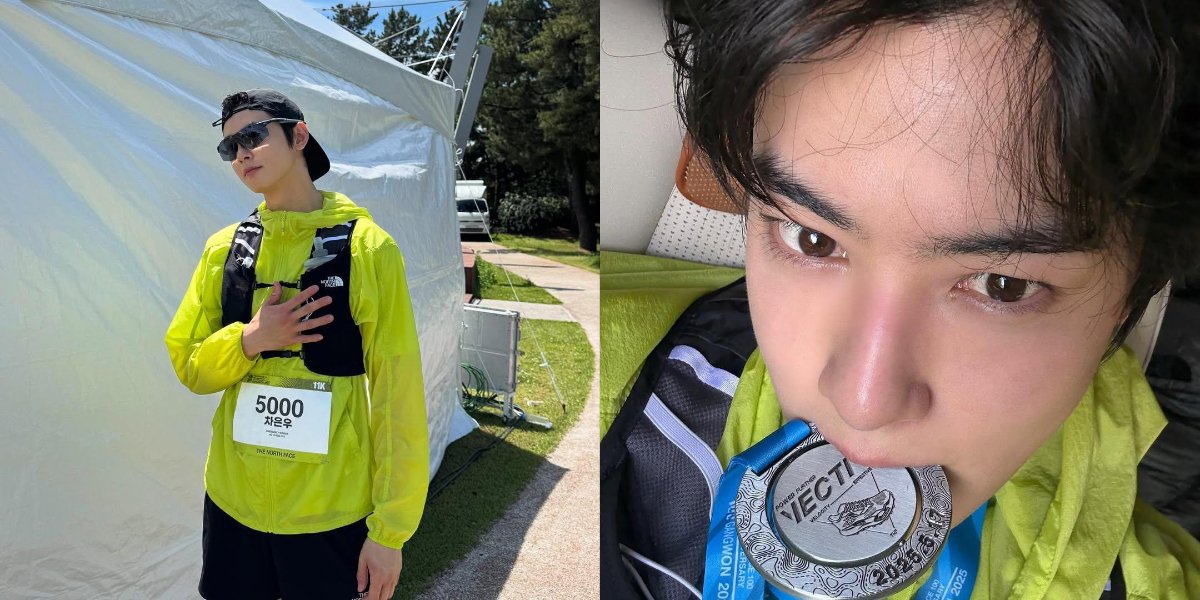 Portrait of Cha Eun Woo Participating in a 11 Km Running Competition, Finishing in 59 Minutes - His Visuals Are Stunning
