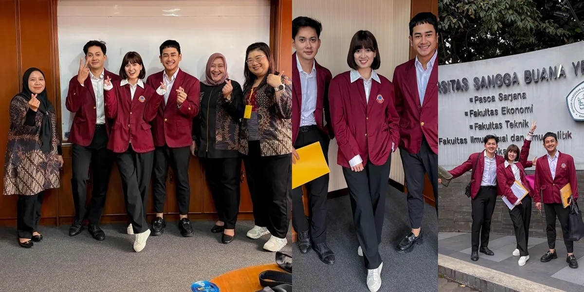 Portrait of Chika Jessica Taking Internship Exams with Kiki Farrel and Dwi Andhika, Eager to Complete Their Bachelor's Degree