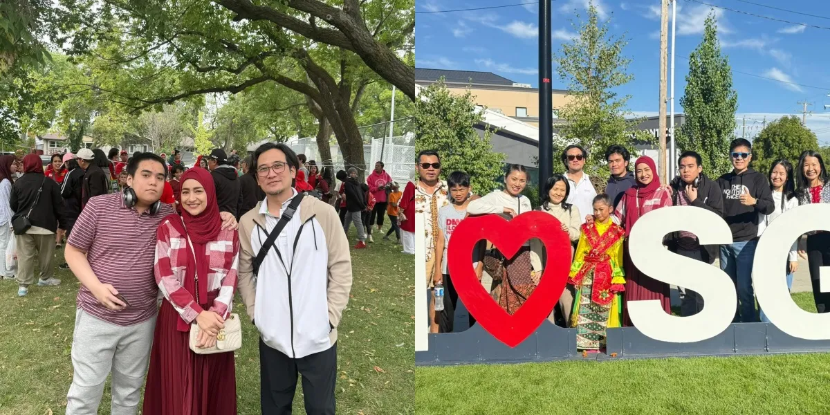Portrait of Cindy Fatikasari & Tengku Firmansyah Celebrating Independence Day in Canada, Gathering with Indonesian Citizens