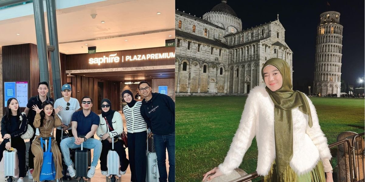 Portrait of Clara Shinta Looking Beautiful in Hijab During Vacation in Europe