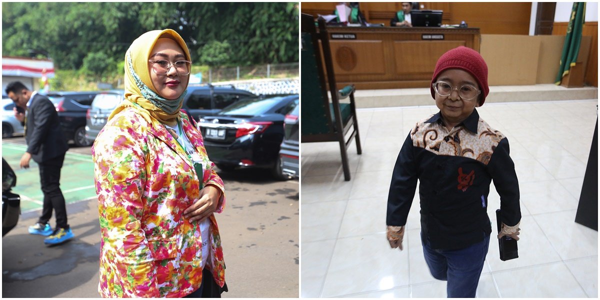 Portrait of Daus Mini & Shelvie Hana who Finally Meet in Mediation Hearing, Insist Not to Reconcile Because of This