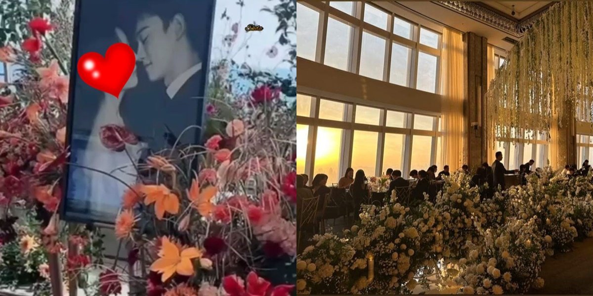 Portrait of Chen EXO's Wedding Decorations Called Like a Painting, Believed to Spend a Lot of Money