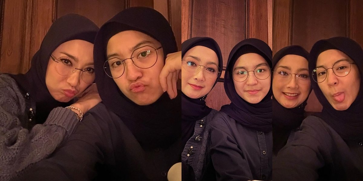 Portrait of Desy Ratnasari and Nasywa Nathania, The Beloved Daughter, Equally Beautiful Like Siblings