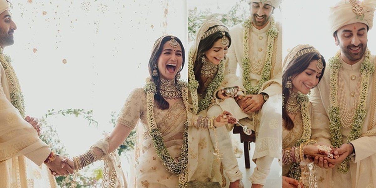 Portrait of Ranbir Kapoor - Alia Bhatt's Wedding Ceremony, Full of Laughter Throughout the Procession