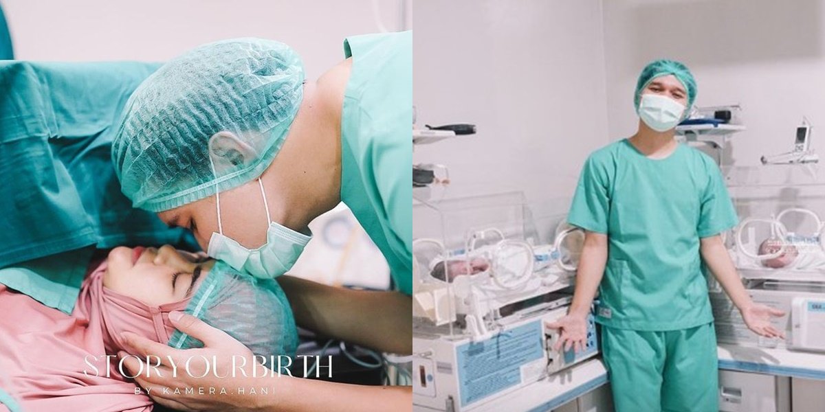 Portrait of the Moments Anisa Rahma Gives Birth to Her First Child, Twin Babies Born a Day After Her Mother's Birthday - The Most Beautiful Gift