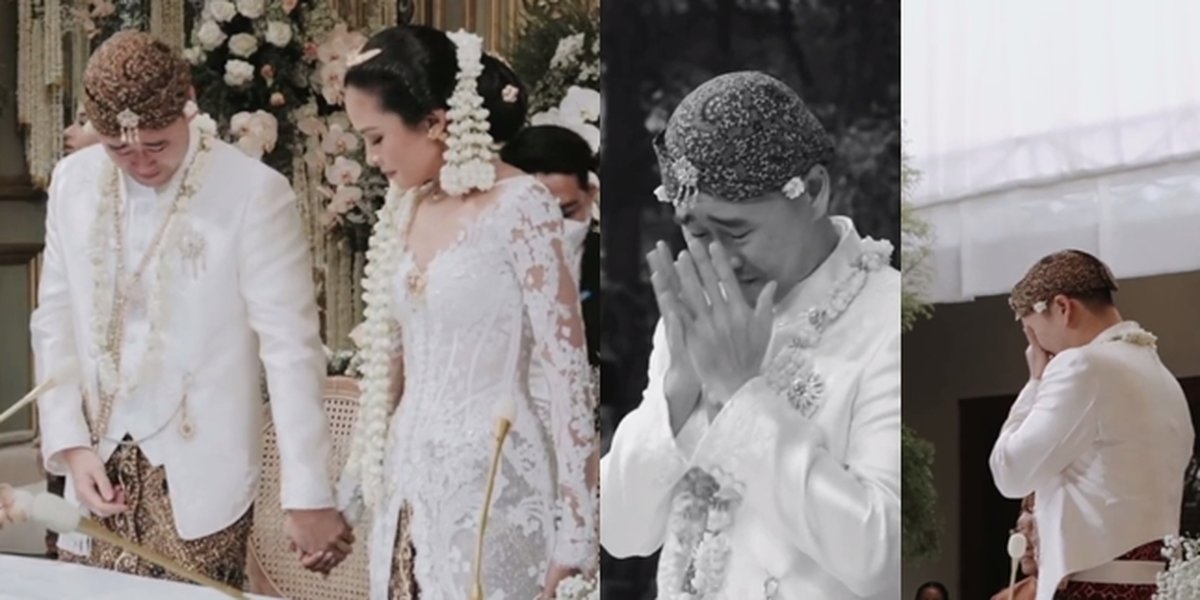 Portrait of the Moment Jesse Choi Cries When Marrying Maudy Ayunda, So Romantic!