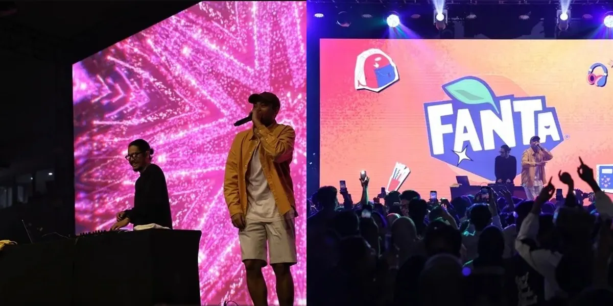 Portrait of DJ Pasming feat Ajilaffboy Closing KapanLagi Pensi Together with Fanta 2025 with a Spectacular Music Party