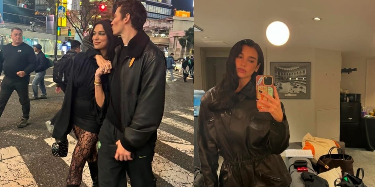 Portrait of Dua Lipa in a Relationship with Callum Turner, Romantic Strolls in Japan