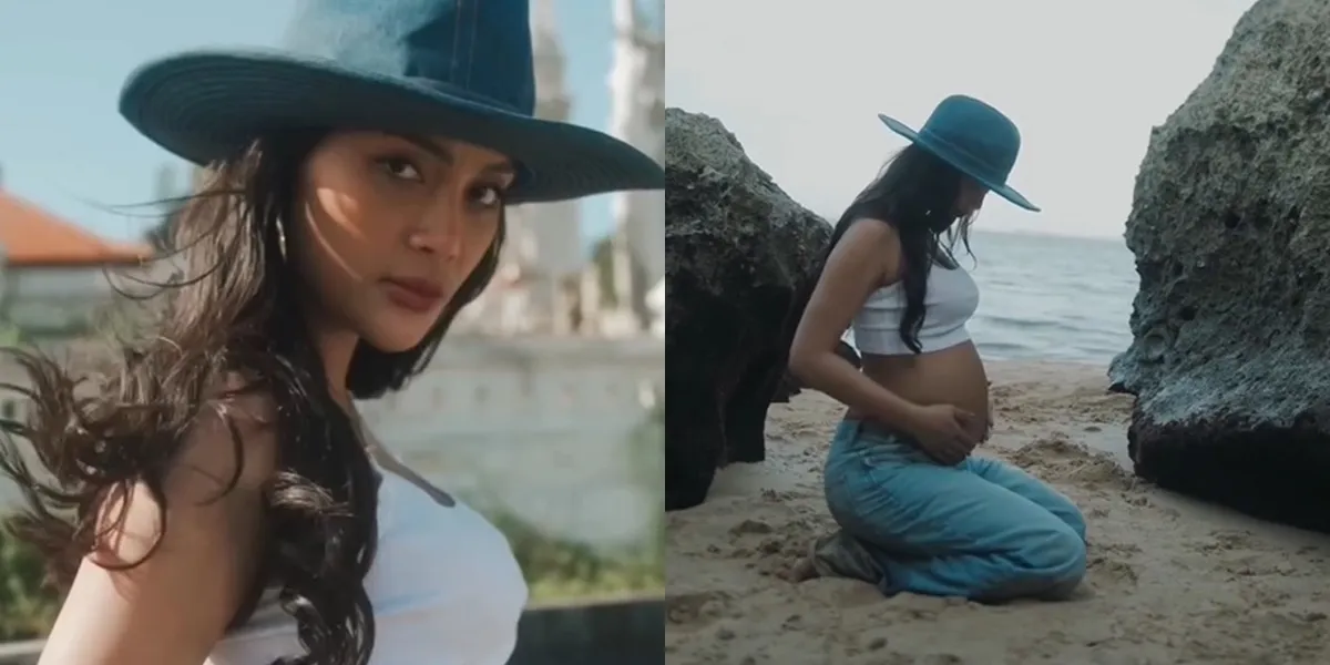 7 Photos of Erika Carlina Finally Showing Baby Bump, Hidden from the Public During Pregnancy