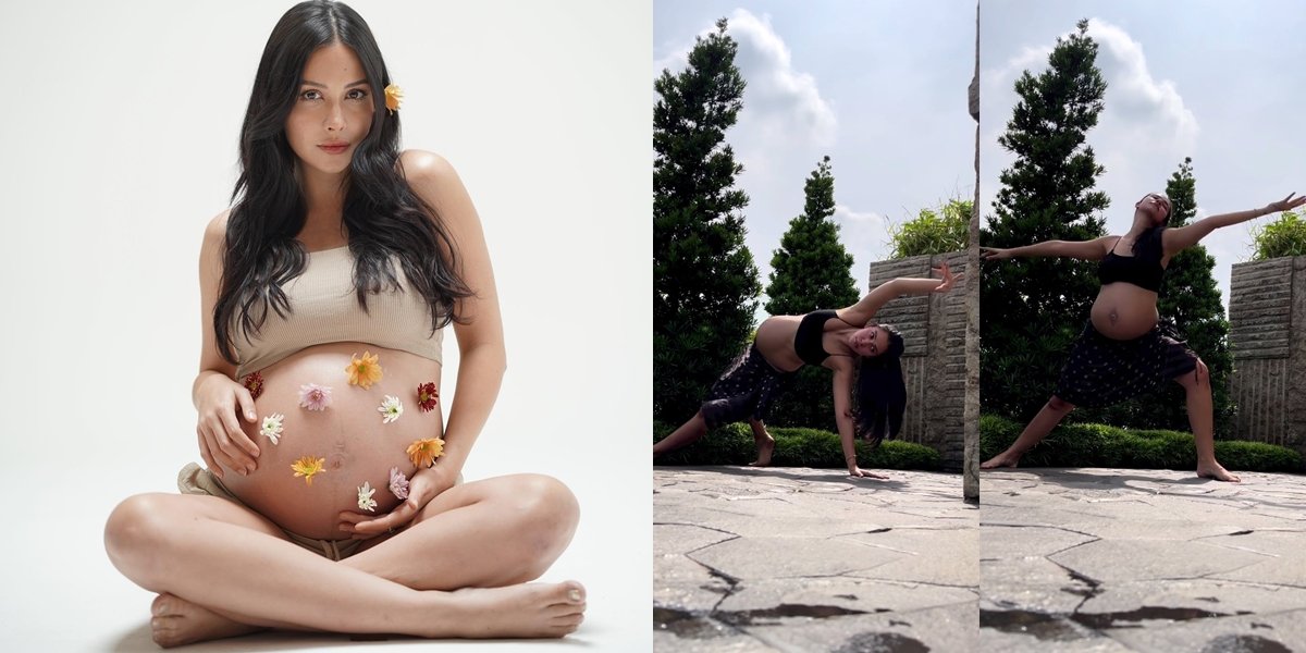 Estelle Linden's Active Yoga Pose During Pregnancy, Netizens: Be Careful, It's Painful to Watch