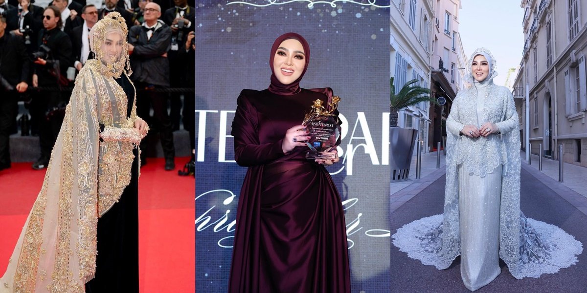 Syahrini's Fashion Portraits During Cannes and Paris, from OOTD on a Private Jet to Crystal-Adorned Garuda Dress