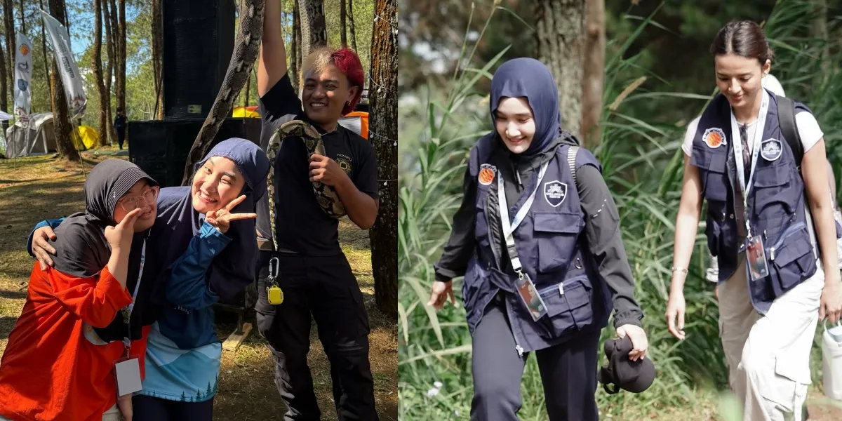 Portrait of Fatin Shidqia Joining Glam Camp 2025 with Children with Special Needs