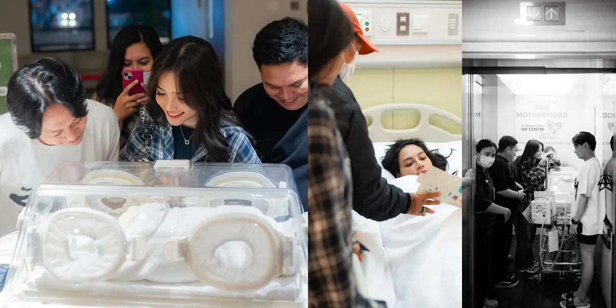 Fuji's Portrait Accompanies Erika Carlina Giving Birth in the Hospital, Loyal Friend