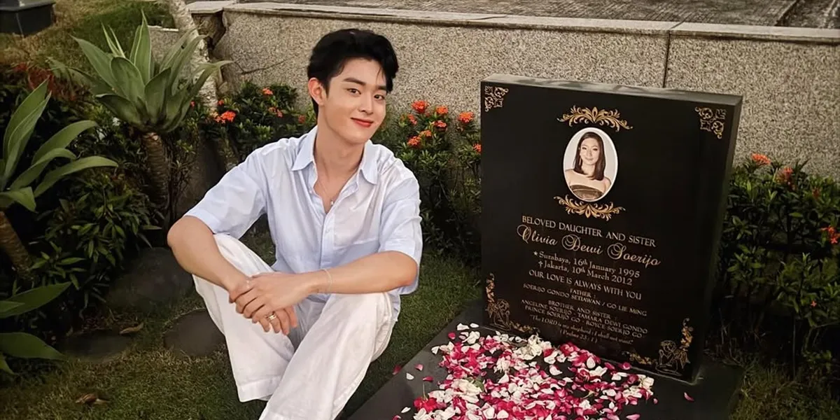 Portrait of Gabriel Prince at the Grave of His Sister Who Died as a Teenager, Former Cover Girl