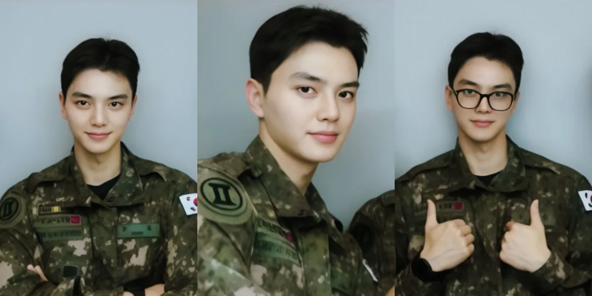Handsome Portrait of Song Kang in Military Uniform, Fans Can't Wait for Him to Finish His Service
