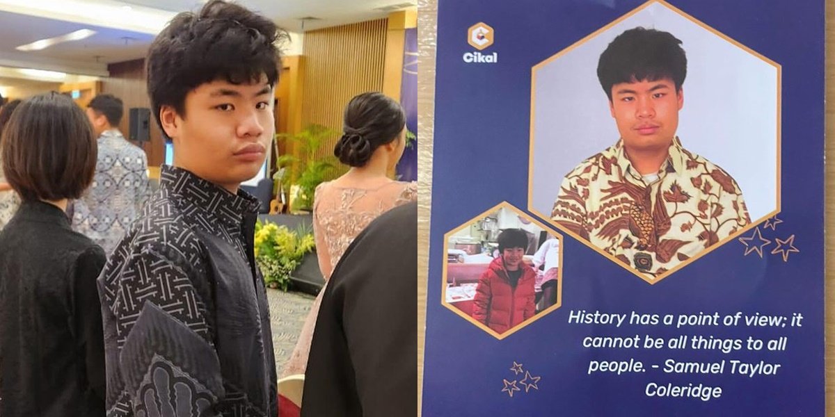 Portrait of Gavrel, Rieta Amilia's Son, Graduating and Making Mama Proud, Also Taking a Photo with Anies Baswedan