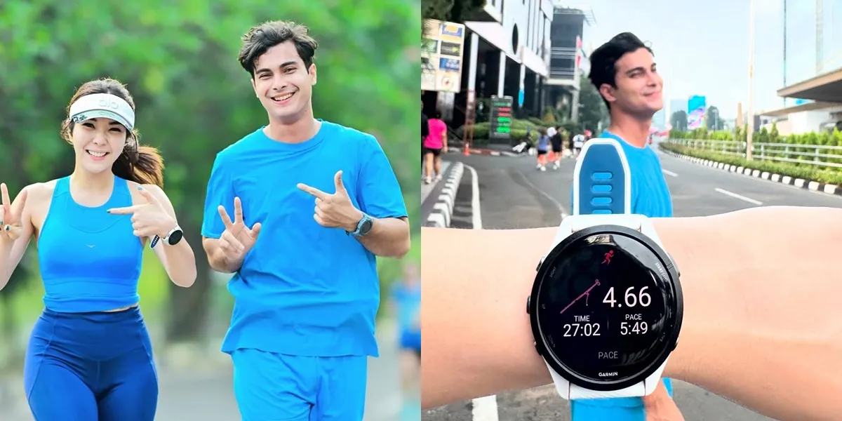 Portrait of Gisella Anastasia Celebrating Cinta Brian's 27th Birthday with a 27-Minute Run