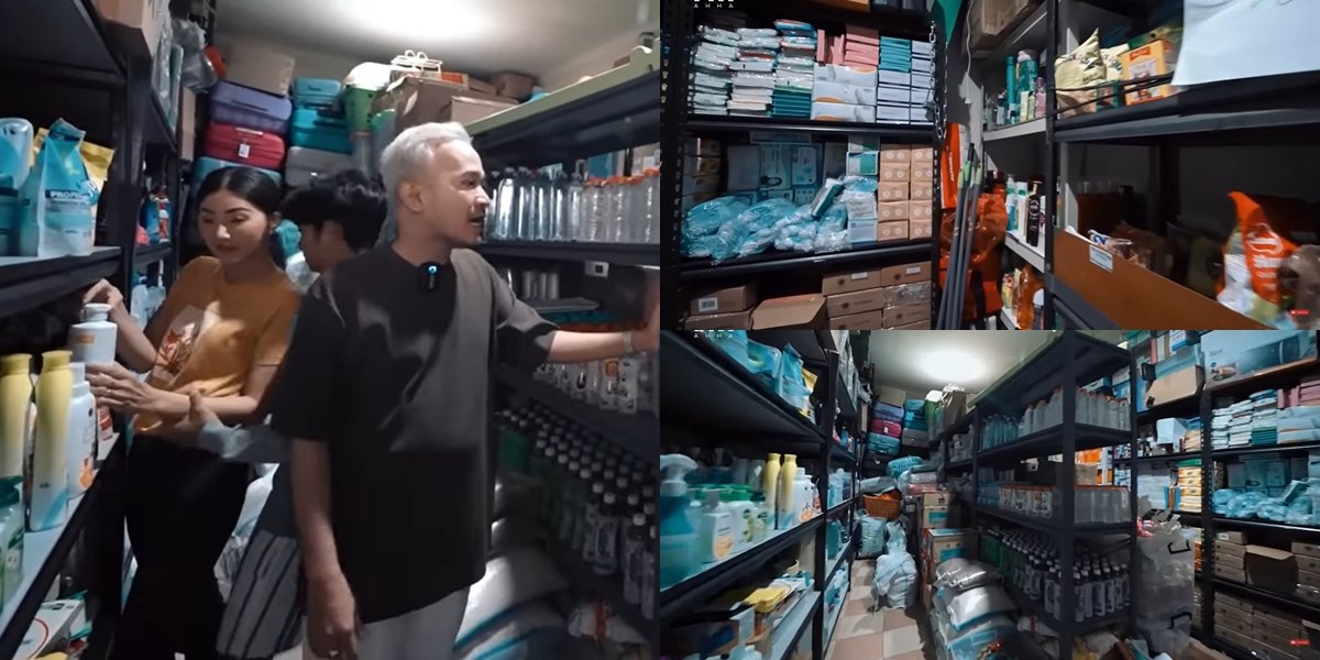 Portrait of Sarwendah's Super Complete Warehouse Inventory Like a Wholesale Store, Making Ruben Onsu Amazed