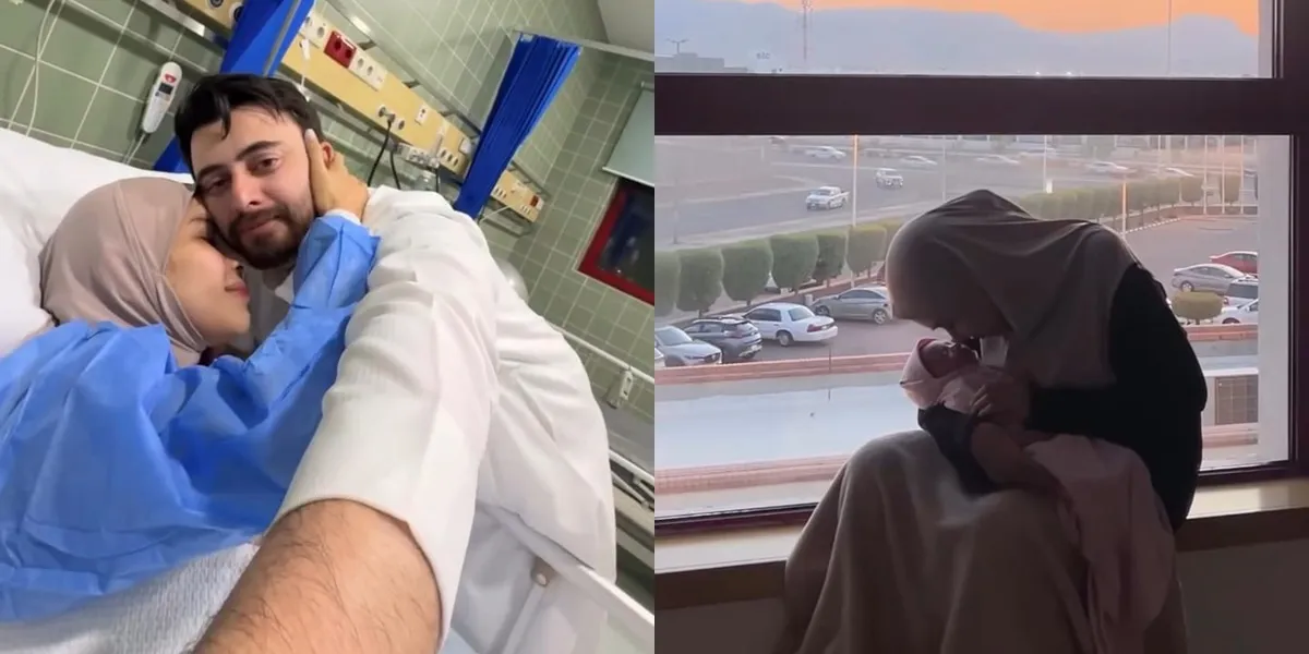 Portrait of Hamidah Rachmayanti, Gives Birth to Third Child in Madinah