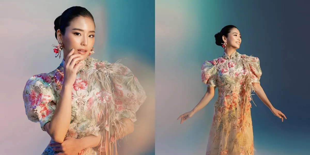 Portrait of Haruka Nakagawa in the Latest Photoshoot, Beautiful in Floral Attire