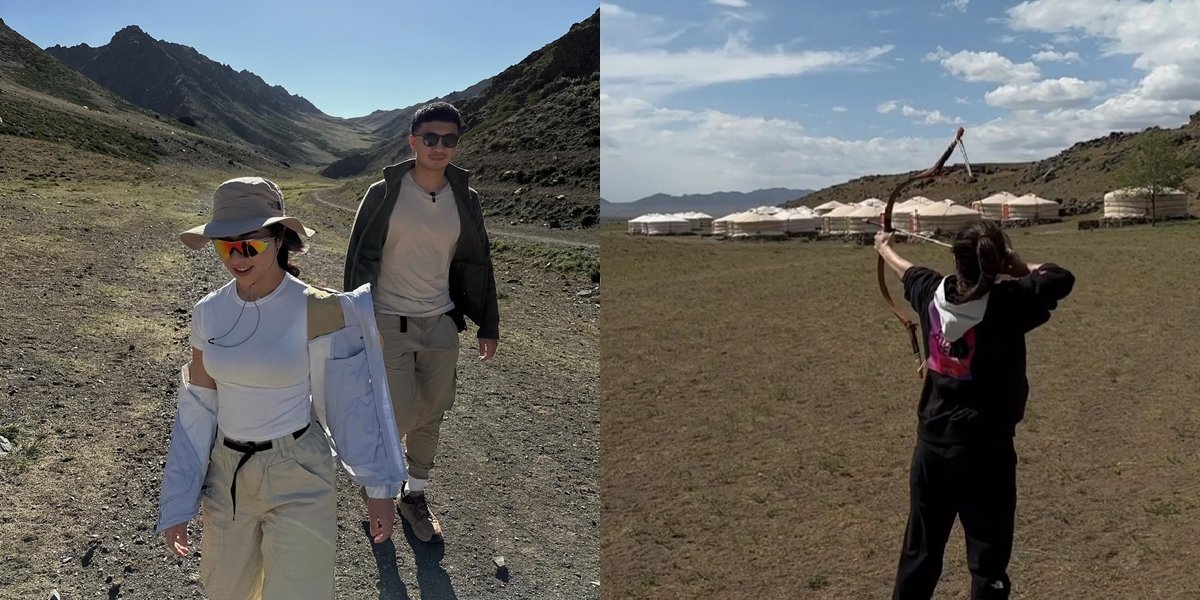 Portrait of Nikita Willy and Indra Priawan's Honeymoon in Mongolia Without Baby Issa, Sleeping in the Middle of the Desert - Hotel Price per Night Becomes Highlight