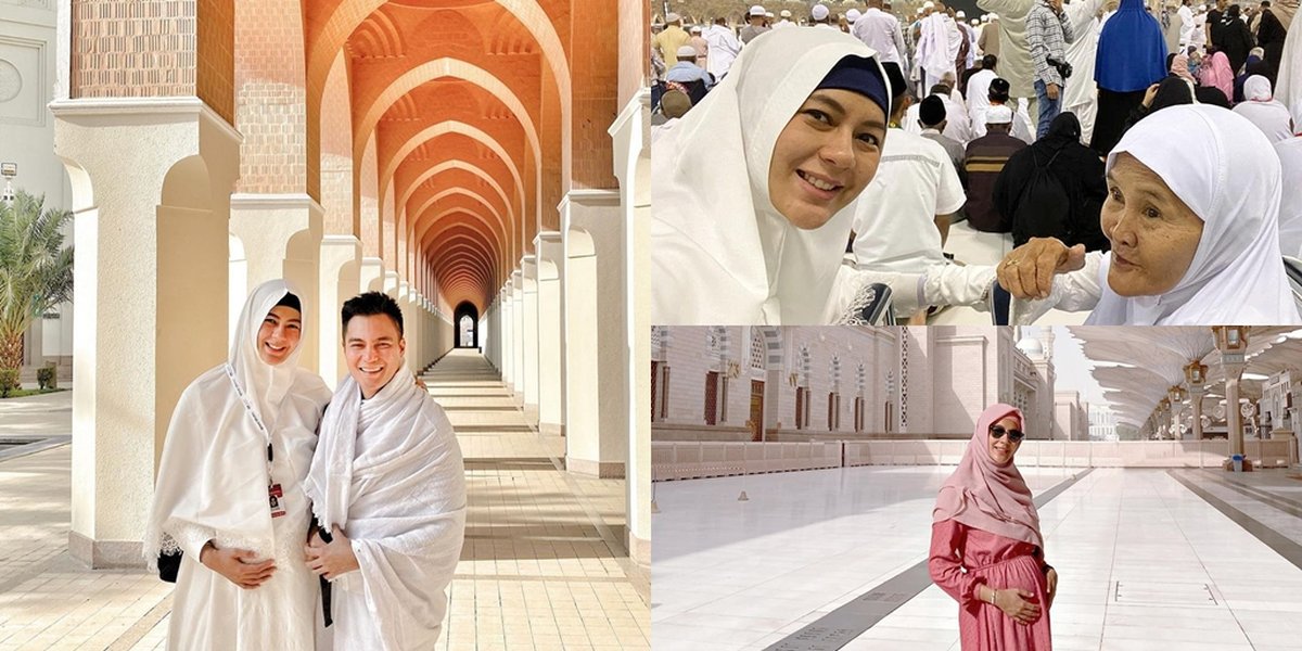 Portrait of Umrah Worship Baim Wong and Paula Verhoeven, Recognized by Fans and Prayed for by Followers
