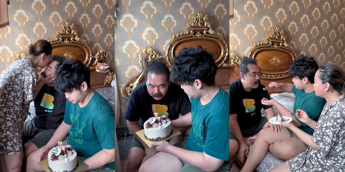 7 Portraits of Inul Daratista and Her Son Surprising Mas Adam with a Simple Birthday Celebration