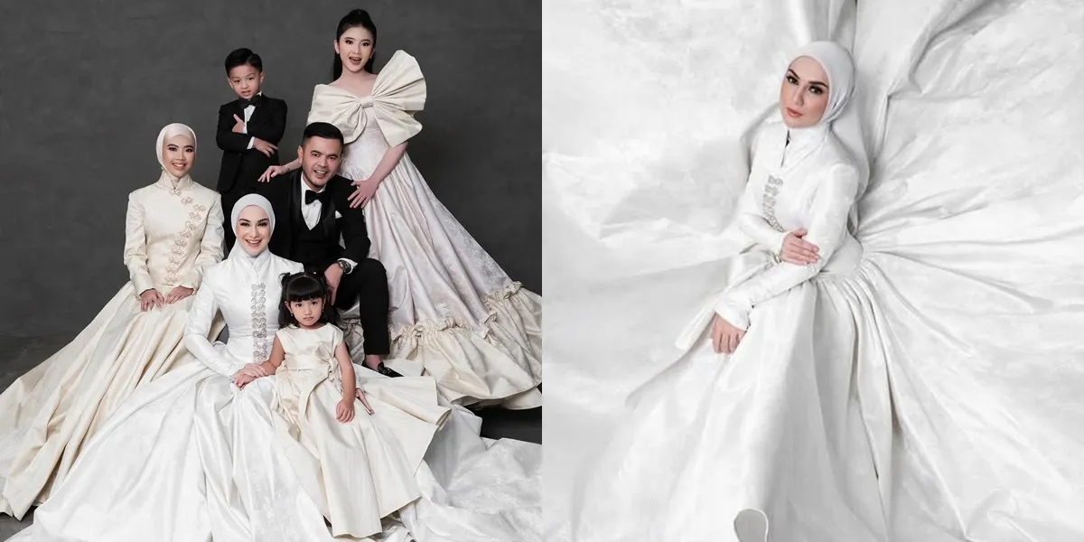 Portrait of Irish Bella Family Photo Concept Glam Look, Their Aura Like a Noble Family