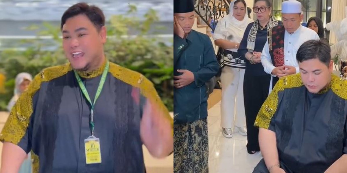 Portrait of Ivan Gunawan Accompanied by Loved Ones for His Departure to Hajj, Hoping for a Smooth Journey in the Holy Land