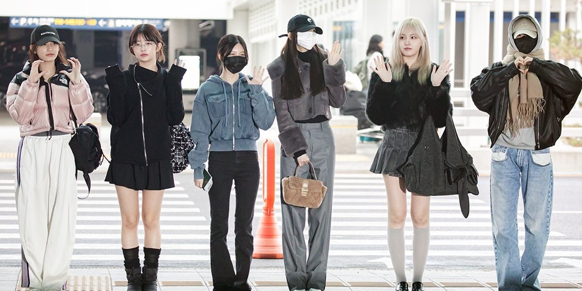 Portrait of IVE at Incheon Airport Before Flying to Indonesia for GDA, Jang Wonyoung and Ahn Yujin Cover Their Beauty