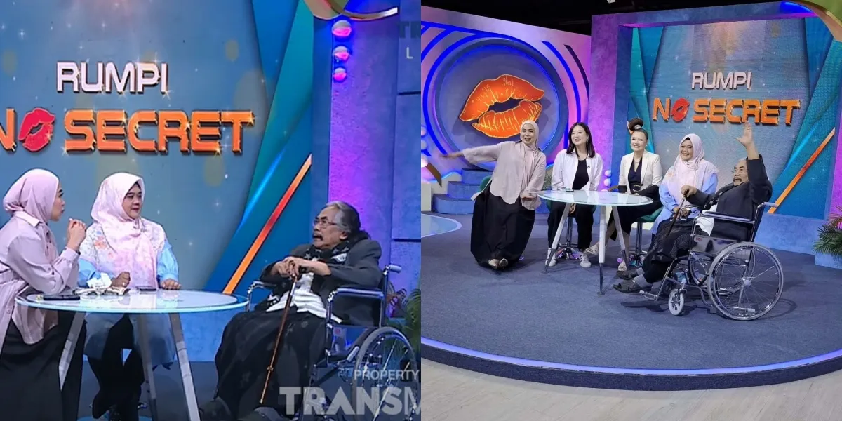 Portrait of Jaja Miharja Who Now Has to Use a Wheelchair, Experiences Loose Arteries