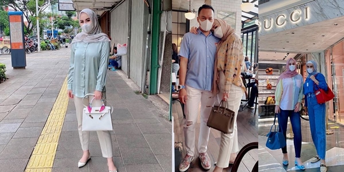 Portrait of Jennifer Dunn While Carrying Expensive Branded Bags, More Fashionable After Becoming Faisal Harris' Wife