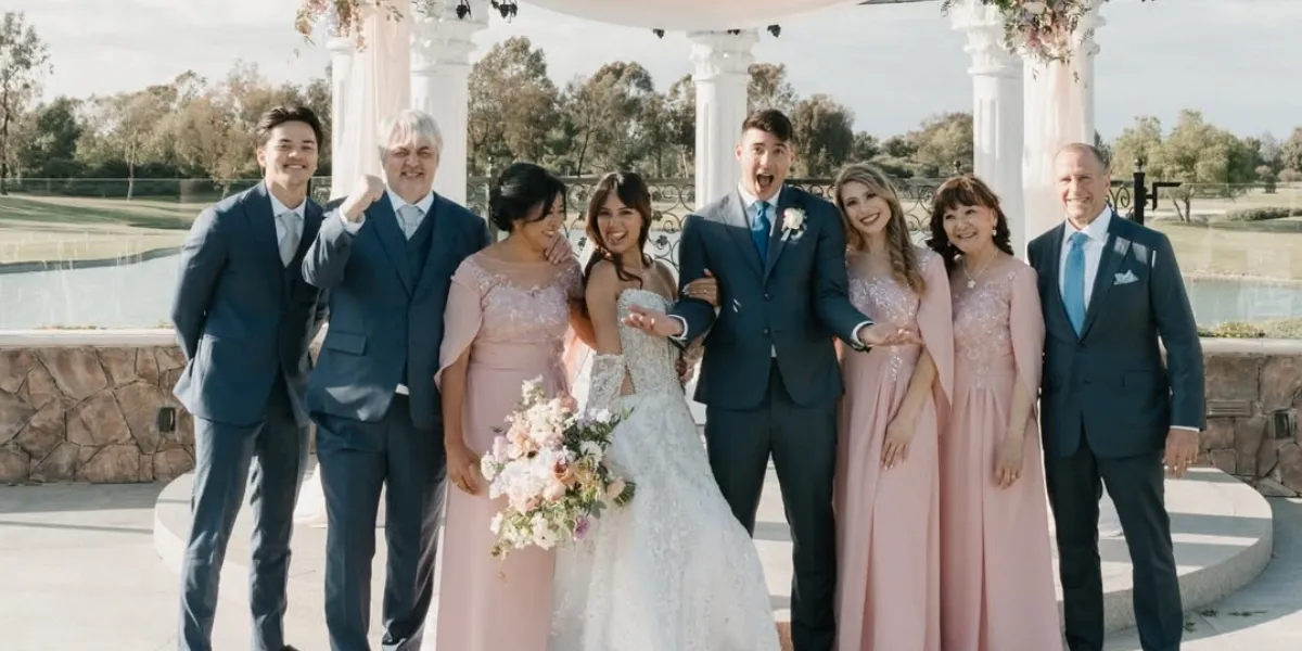 Potret Jeremie di Pernikahan Aurelie Moeremans, Ajak Megan Domani