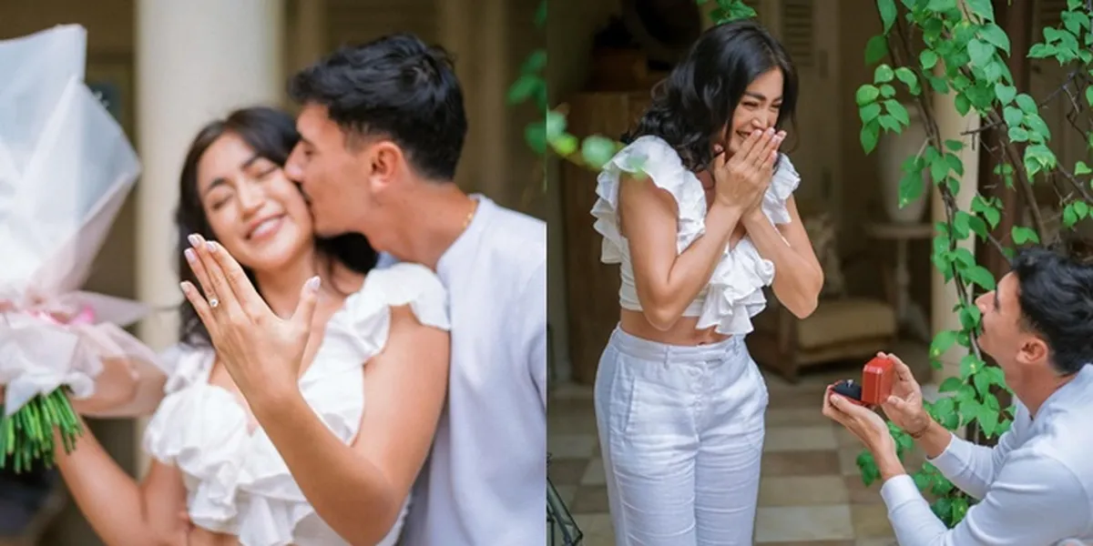 Portrait of Jessica Iskandar Proposed to Vincent Verhaag with a Beautiful Diamond Ring, Previously Claimed to be Just Friends