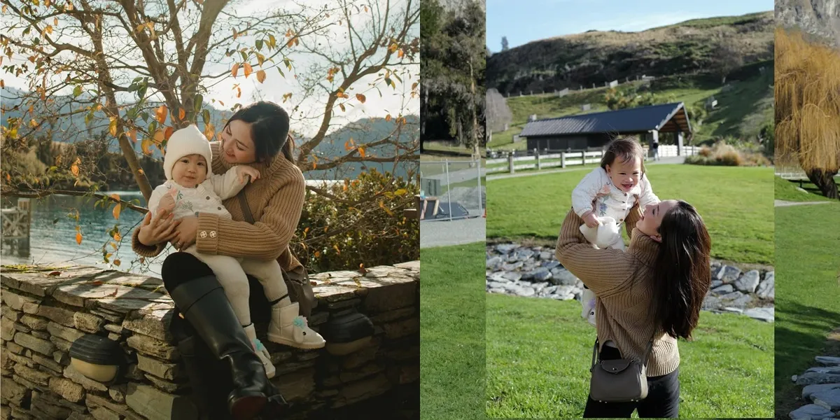 Portrait of Jessica Mila's Family Vacation at Walter Peak, Baby Kyarra's Face Steals Attention