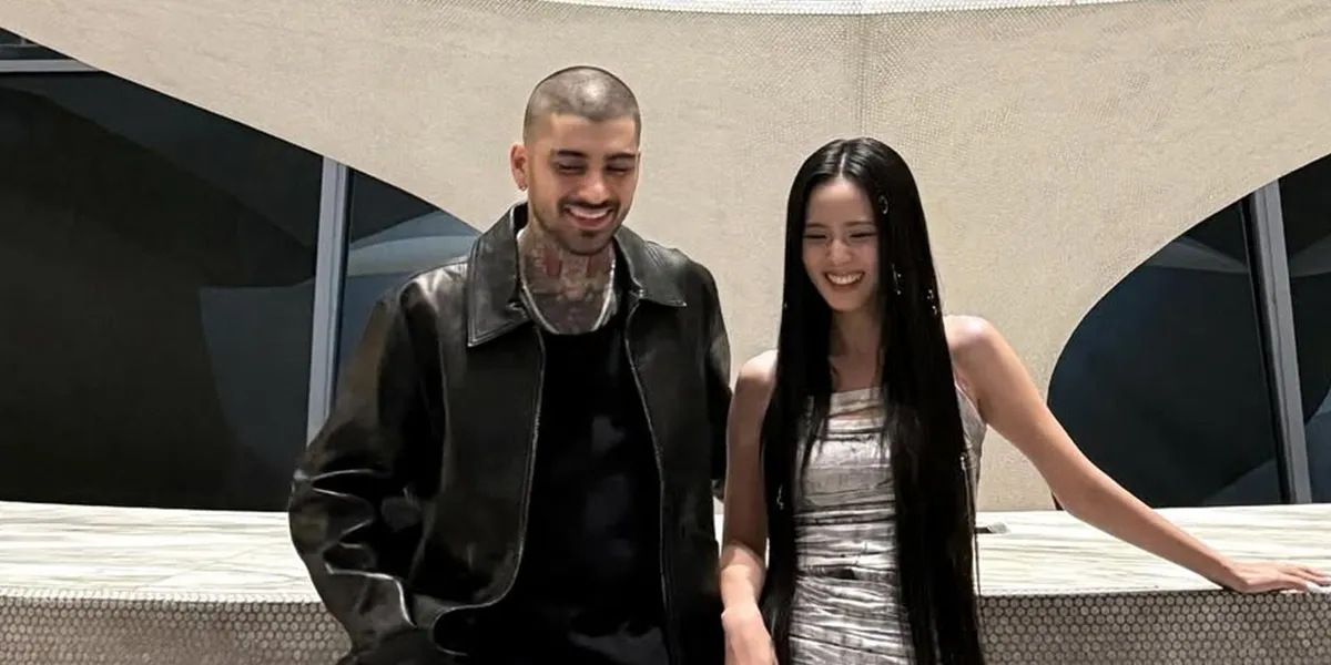 Behind the Scenes Portrait of Jisoo BLACKPINK and Zayn Malik, Cuter Than the 'Eyes Closed' MV