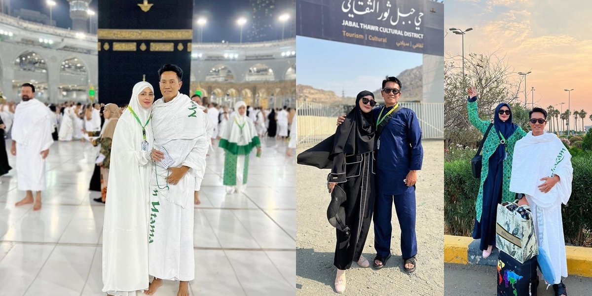 Portrait of Juliana Moechtar's First Umrah with Her New Husband, Growing Closer and More Intimate in the Holy Land