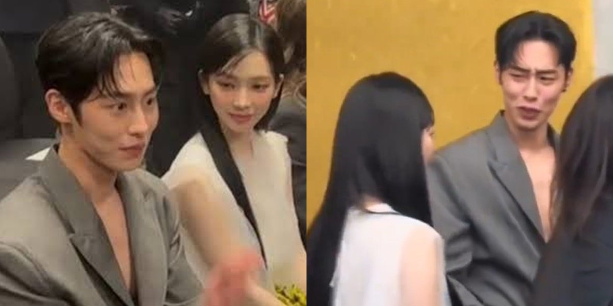 Portrait of Karina aespa and Lee Jae Wook Attending Prada Event in Milan, Very Close and Always Together
