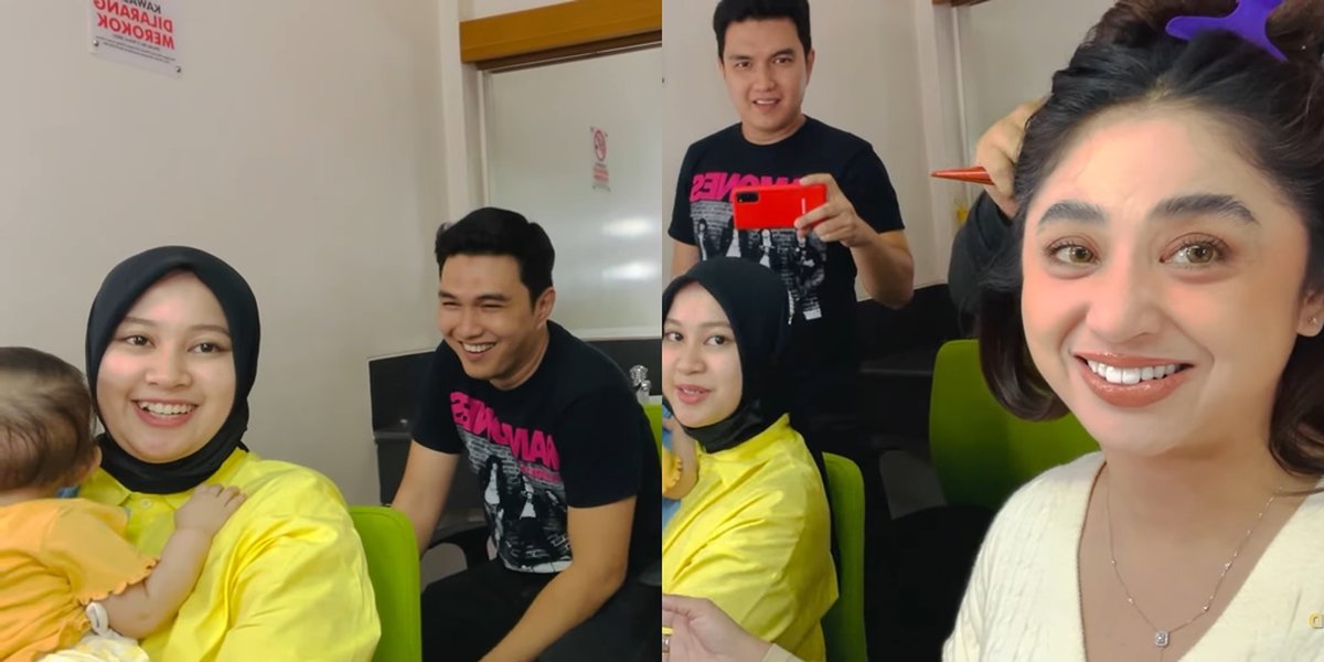 Portrait of Dewi Perssik's Togetherness with Aldi Taher's Wife that Warms the Heart, Once Enemies - Now They've Moved On
