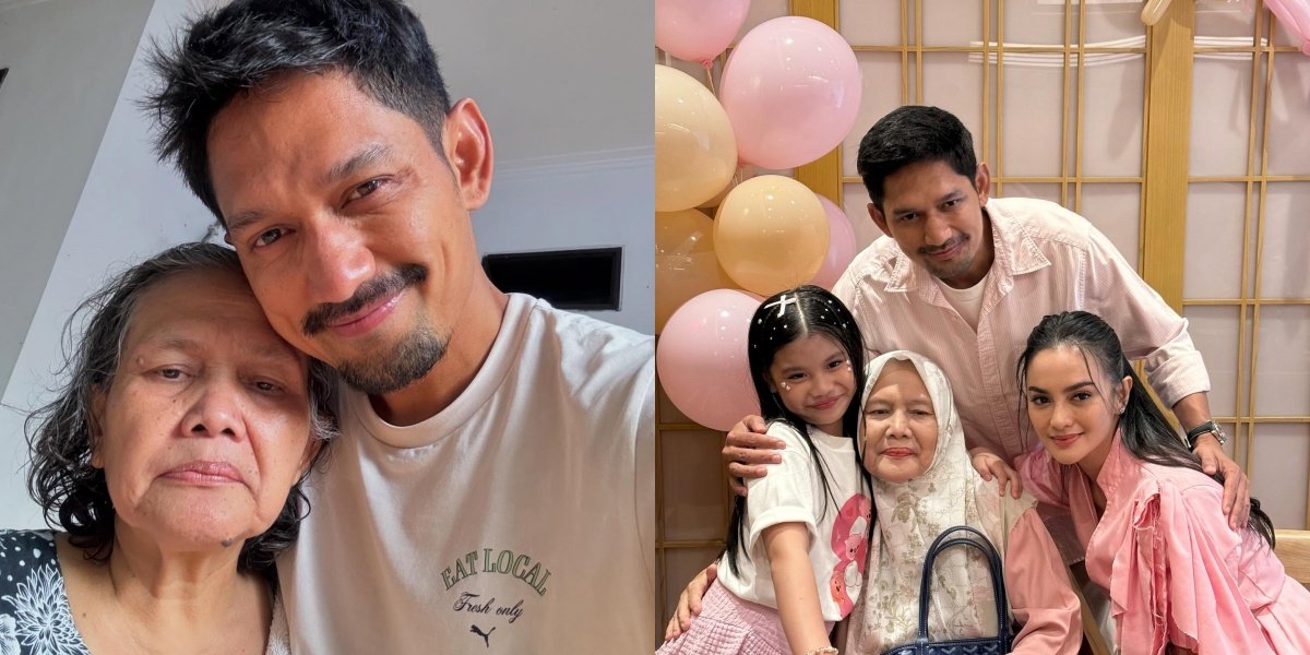 Portrait of Togetherness of Ibnu Jamil & His Mother Who Now Lives in Memory, Before Passing Away She Attended Her Grandchild's Birthday