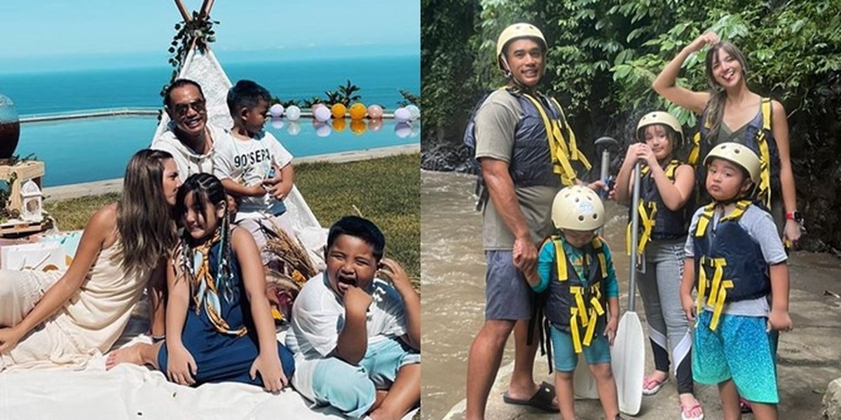 Moments of Togetherness of Nia Ramadhani and Ardi Bakrie with Their Children, Celebrating Mikhayla's Birthday - Arung Jeram