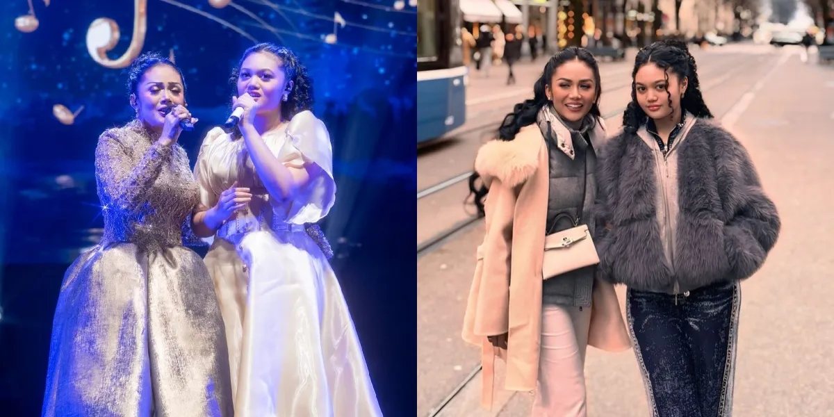 [PORTRAIT] The Closeness of Kris Dayanti and Amora Lemos Who is Now Growing Up and Becoming More Beautiful
